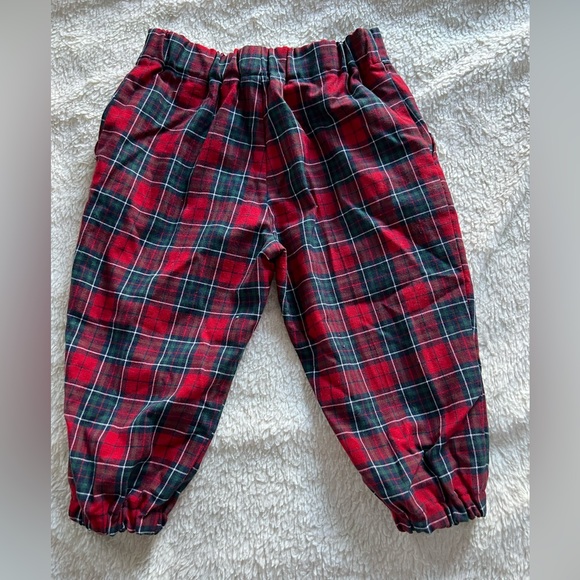Vintage Baby Christmas Plaid Pants Made in USA - Picture 2 of 3